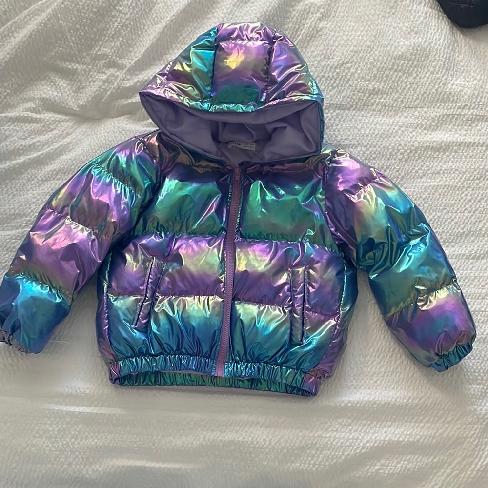 Girls iridescent jacket size 8 brand SHEIN
